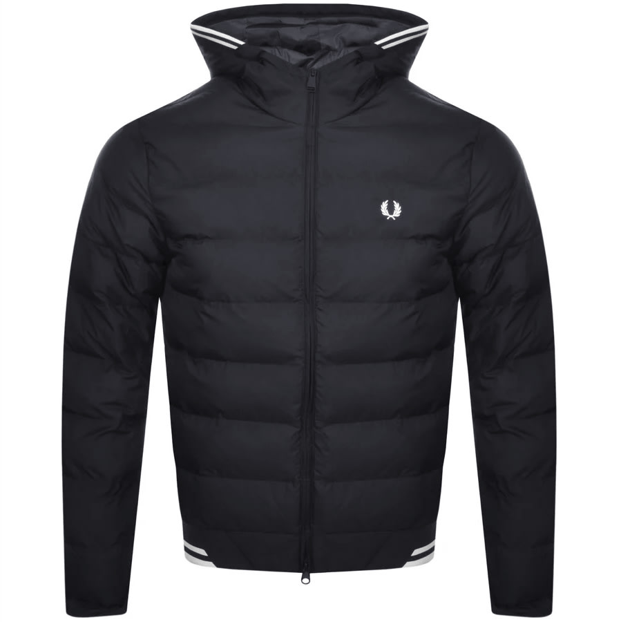 Alternative Image for ProductFred Perry Full Zip Padded Jacket Navy1